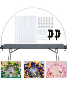 60pcs/Set 2m Diameter Multi-Function Balloon Arch Kit, Balloon Accessories Perfect For Weddings, Birthdays And Holiday Parties - Multicolor - View 1