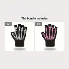 Men Fingerless Gloves - Green - View 9