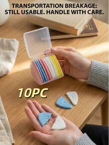 Tailor's Chalk Fabric Marking Chalk Sewing Tool Marking Chalk With Storage Box For Sewing Marking (10 Pcs) - Multicolor - View 11