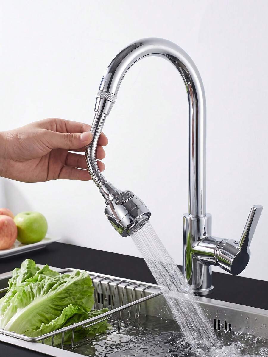 Super life 1/2 360° Rotating Faucet Extender, Water-Saving Device, Faucet Booster, Faucet Accessory, Faucet Extender, Suitable For Bathrooms, Toilets, Kitchens, Dining Rooms, Sinks, And Kitchen Gadgets.