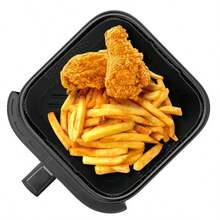 Square Silicone Air Fryer Liner, Reusable Silicone Air Fryer Liner, Silicone Air Fryer Mat, Air Fryer Accessory, Kitchenware, Can Replace Disposable Baking Paper. - View 7