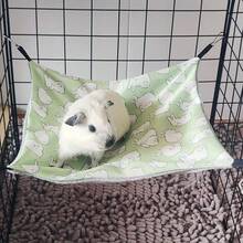 1 Guinea Pig Hammock, All Seasons, Breathable Ice Silk And Crystal Velvet Double-Sided Pet Hammock, Suitable For Guinea Pigs, Rats, Hamsters, And Ferrets - one-size - View 3