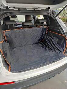 1PC Waterproof Car Trunk Protector Mat, Universal Pet Seat Cover, Durable Anti-Scratch Waterproof Pet Supplies, Suitable For Luxury Cars, Family Cars, SUVs, Pickups And Trucks - Black - View 10