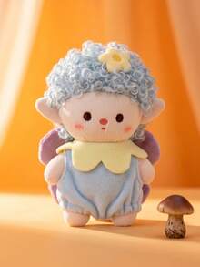 Plush Fairy Pendant Blind Box, Colorful Wing Fairy Plush Doll, Curly Soft Cute Doll, Random Mini Plush Hanging Ornament, Desktop Collectible Decor, Girly Style Accessory, Holiday Surprise Small Gift - Multicolor - View 7