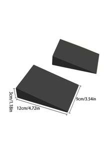 2pcs Yoga Bricks Squat Wedge Blocks Fitness Weightlifting Training Ramp EVA Calf Elevation Stretching Heel Lift Inclined Board - Multicolor - View 4