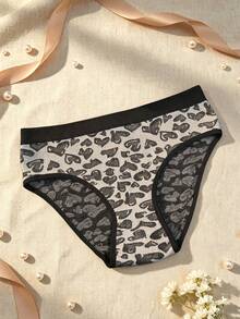 5pcs/Pack Women's Seamless Low Waist Panties, Sexy Colorblock Print, Soft & Comfortable - Multicolor - View 8