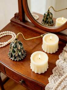Vintage Metal Candle Snuffer With Intricate Leaf Design - Rustic Home Decor Accessory For Candles, Perfect For Creating A Cozy Ambiance, Candle Holder - 1PC - View 5