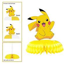 1/9pcs Cartoon Anime Honeycomb Desktop Decoration, Perfect Halloween Party Decor, Style Decor Printed With Classic Cartoon Anime Character Patterns (Balloons Not Included). Suitable For Halloween, Christmas, Birthday Parties, Etc. Exquisite Table Centerpiece Is An Ideal Choice For Fan Gatherings, Theme Parties, Suitable As Photography Props And Fan Collectibles. An Elegant Gift For Fans And Anime Lovers - View 3