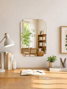 Irregularly Shaped Acrylic Square Makeup Mirror; Dressing Table And Beauty Photography Prop Mirror; Uniquely Designed Combination Mirror; Tabletop Ornament Suitable For Various Occasions; Home Decor Mirror; Bathroom Mirror; Makeup Mirror - Acrylic Mirror Sticker - View 9