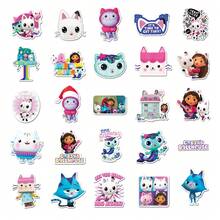 50pcs Gabi Dollhouse Graffiti Cross Border Cartoon Animation DIY Notebook Luggage Stickers Waterproof - Multicolor - View 7