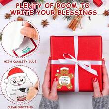 120pcs Christmas Gift Label Stickers, Christmas Gift Label Stickers, Self-Adhesive Christmas Name Label Stickers, Christmas Label Stickers For Gift Wrapping Envelopes Holiday Decoration - Multicolor - View 5
