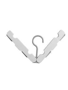 4pcs Foldable Multi-Clip Sock Hanger Portable Travel Non-Slip Magic Clothes Rack Multifunctional Underwear & Socks Drying Rack For Home Laundry Organization Space Saving Storage Camping Hotel Dormitory Easter Spring Cleaning Gifts - Multicolor - View 12