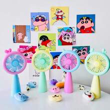 Mini Ventilador de Mão Portátil USB Infantil Fofo Orelhinhas Silencioso Recarregável - aleatorio - Visão 6