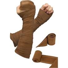 Medieval Hand Wraps Renaissance Bracers LARP, Cosplay, Halloween Costume Accessories, Historical Reenactment Gear - A - View 7