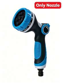 Multifunctional Hand‑Held Garden Water Spray Nozzle, 10 Adjustable Water Flow Patterns 16mm Quick‑Connect Sprayer, Ergonomic Grip For Lawn Irrigation Plant Watering Car Washing Patio Cleaning, HOSE & ADAPTER NOT INCLUDED - 1pc Nozzle - View 14