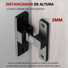 Deadbolts - Sliding Door and Window Latch Bolt Night-glow 90-degree Door Catch - View 6