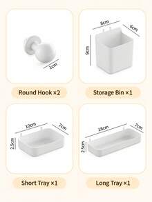 1 buah Organizer File Meja Multi-Layer, Rak Penyimpanan Dokumen Papan Berlubang yang Dapat Disesuaikan dengan Baki Tarik Transparan dan Tempat Pena Samping, Kotak Penyimpanan Alat Tulis, Buku, Perlengkapan Kantor, Cocok untuk Asrama Mahasiswa dan Kantor - MultiWarna - View 14