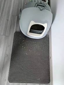 One EVA Cat Litter Pad, Double-Layered And Integrated With A Single Opening, Washable And Sand-Controlling Pad, Suitable For Indoor Use In Cats. 1.2 Cm Thick Cat Litter Box Pad. - Multicolor - View 11