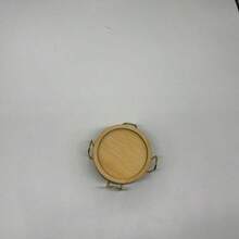 6pcs Wooden Coaster Set With Holder - Natural Wood Coasters Waterproof Heat Resistant Suitable For Home/Bar/Kitchen Decor - Wood Color - View 6