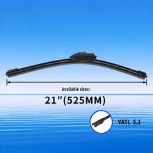 Single Car Wiper Blade, 11-Layer Rubber Soft Bone Wiper, 14-26 Inch Multi-Size, Front Windshield Wiper, Fits Glass Smoothly, Suitable For Multiple Car Models - Black - View 14