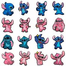 16/36PCS Disney Mickey Stitch Shoe Charms Set, PVC Shoe Decorations, Shoe Accessories Charms, Gift Idea For Birthday Christmas Halloween Party Favors - Multicolor - View 10