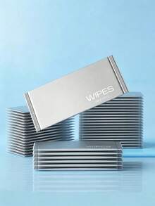 10/20/50/100pcs Silver Series Style Item Cleaning Wipes, Daily Cleaning Wipes, Furniture Cleaning Individually Packaged, Compact And Convenient, Easy To Use, Suitable For Item Cleaning - Multi-color - View 14