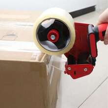 1pc Packing Tape Gun Set With 30m Tape, Handheld Packaging Tape Dispenser, Metal Cutter, Carton Sealing Tool, Suitable For Home Moving, Warehouse, Office And Express Packaging - Sets - View 4
