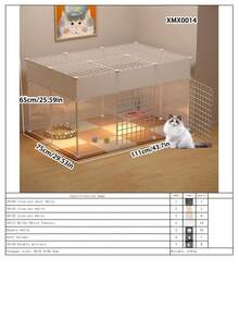 Dog Cage Home Fence Pet Small Dog Barrier Indoor Cat Plastic Isolation Partition Anti-Escape Tall Fence - Multicolor - View 17