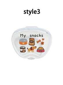 Portable Pet Treat Storage Box Transparent Snack Container Dog Cat Food Feeding Dispenser Travel Pet Supplies - Multicolor - View 11