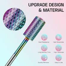 11Pcs+75Pcs 3.1MM Mini Nail Sanding Bands 180/120/80 Grit Professional Emery Diamond Nail Drill Bit Set Electric Manicure Nail File Bit For Acrylic Gel Manicure Tools Accessories - Multicolor - View 2