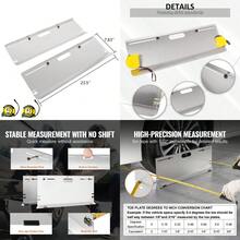 2PCS Wheel Alignment Tool Toe Plates Accurate Measure Tape And Conversion Chart - 26B-wIN-uK-proofreading Tool - View 2