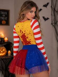 Cosplay Clothing - Red and Blue - View 5