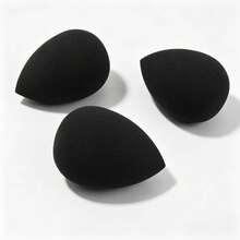 1/3/6/8Pcs Black Teardrop Makeup Sponges, Latex‑Free Soft Cosmetic Puff, Expands In Water, For Liquid Cream Powder Foundation Daily Makeup Tools - Multicolor - View 10