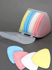 Tailor's Chalk Fabric Marking Chalk Sewing Tool Marking Chalk With Storage Box For Sewing Marking (10 Pcs) - Multicolor - View 1