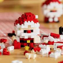 Creative Educational Santa Claus Building Blocks, Compatible With Children's Christmas Small-Piece Toys, Perfect As A Christmas Gift - Multicolor - View 6