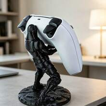 Black Knight Style Multi-Platform Controller Stand | Compatible With PS5/ Series X|S/One And Switch Pro Controllers | Stable Support, Scratch-Resistant Design | Desktop Gaming Decor, Creative Gamer Gift - Black Knight-themed Multi-platform Controller Stand - View 4
