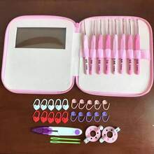 Complete Crochet Set With Storage Box, 100pcs Colorful Crochet Hooks Set, DIY Knitting Craft Supplies For Beginners, Portable Handmade Tool Storage Box, For Making Sweaters, Scarves, Blankets - Crochet Kit - View 13