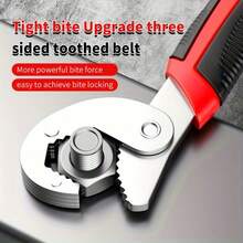 Multi-Purpose Adjustable Wrench Set, Double Head Open End Spanner, Universal Hand Tool For Home Plumbing Car Repair - A - View 4