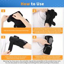 Hailicare Wireless Heated Elbow Brace With Vibration Massage, Rechargeable Neoprene Elbow Support Sleeve, Heat Therapy Pain Relief Wrap For Sports Recovery - View 11