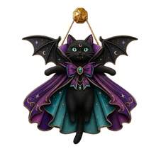 1pc Wooden Craft Home Decor Hanging Sign Halloween Party Door Plaque Home Background Atmosphere Decoration - Multicolor - View 6