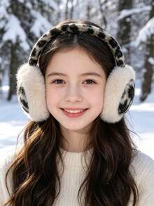 Winter Multi-Color Camouflage Warm Unisex Ear Muffs Girls Thermal Lined Cold-Proof Autumn Winter Plush Ear Muffs - Multicolor - View 5