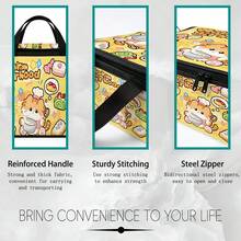 Multi-Size, Multi-Pattern Optional Food Cat Grooming Supplies Leopard Print Valentine's Day Heart & Text Foldable Storage Box, Zippered Handheld Storage Bin, Upgraded Fabric Large Capacity Organizer Box, Suitable For Wardrobe, Dormitory, Under Bed Storage, Organizing Clothes, Bedding, Toys, Miscellaneous Items, Home Moving Organization Storage Box - Multi-color - View 11