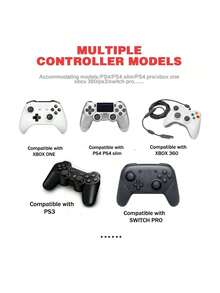 DATA FROG Bag Controller Case Compatible With PS 5 PS 4 PS3 PS 5 4 3 Xbo X Series One S X Switch Pro Protective Carrying Case - Black - View 9