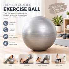 1pc Maternity Yoga Ball, Birth Ball, Prenatal Exercise & Pilates Fitness Ball, Anti-Burst Stability Ball - Multicolor - View 4