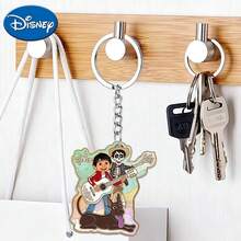 1pc Cute Cartoon Disney Journey Keychain, Kawaii Character Pendant Key Ring, BiU Heart Print Bag Charm, Birthday Gift For Teenagers & Women, Backpack Handbag Car Accessory, Cute Keychain, Women's Keychain, Men's Key Chain, Keychain Pendant, Car Accessory, Back To School, Stylish Charm - Multicolor - View 6