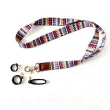 1pc Multicolor Lanyard Anti Loss Protective Strap With 6pcs Silicone Rings For Different Size Vape Device Does Not Contain Electronic Cigarettes - Multicolor - View 6