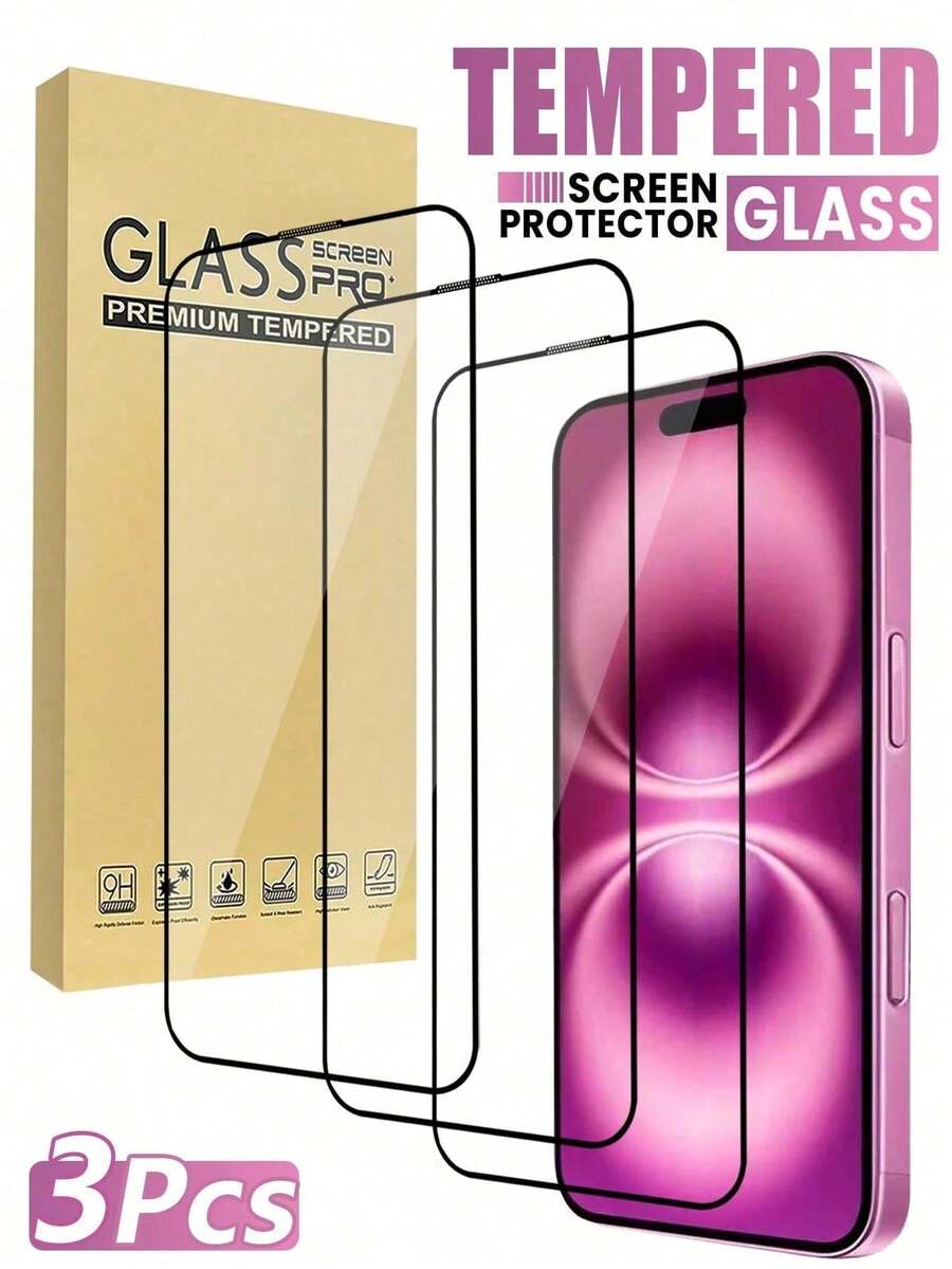Phone Screen Protectors - 3 Pieces - View 1