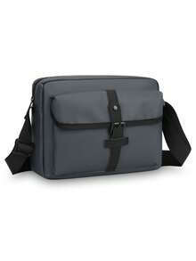 Casual Minimalist Commuter Men's One Shoulder Crossbody Bag - Multicolor - View 8