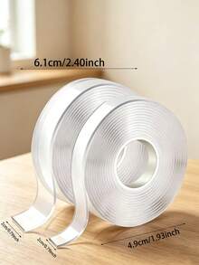 Strong Double-Sided Tape - Reusable, Residue-Free, Strong Adhesion, Multi-Purpose, Removable And Washable, Suitable For Home, Office And Car! - Durable Version - View 4