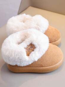 Baby Snow Boots Toddler Winter Warm Boots - Brown - View 3